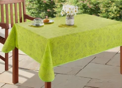 Hot BADER Abwaschbare Garten-Tischdecke grün