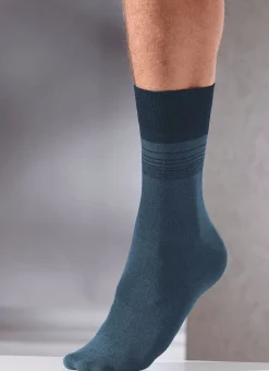 Best BADER Achterpack Socken mit druckfreiem Bund 2X JEANSBLAU, 2X MARINE, 2X ANTHRAZIT, 2X SCHWARZ