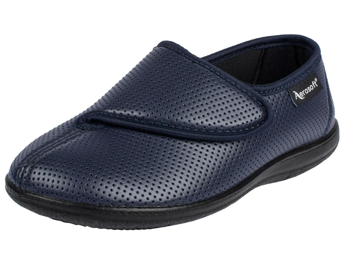 Online BADER Aerosoft Flex Damen-Klettschuh in Weite H für den kräftigen Fuß BLAU