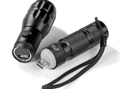 Hot MAXXMEE Akkubetriebene Taschenlampe SCHWARZ