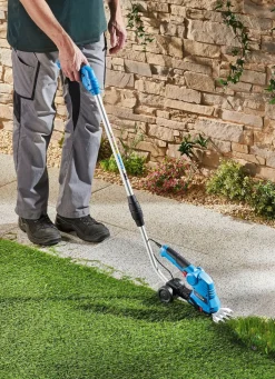 Best GÜDE Akku-Gartenpflege-Set BLAU-SCHWARZ