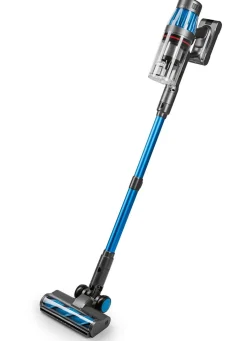 New BADER Akku-Zyklon-Handstaubsauger mit kraftvollem 500-Watt-Motor grau-blau