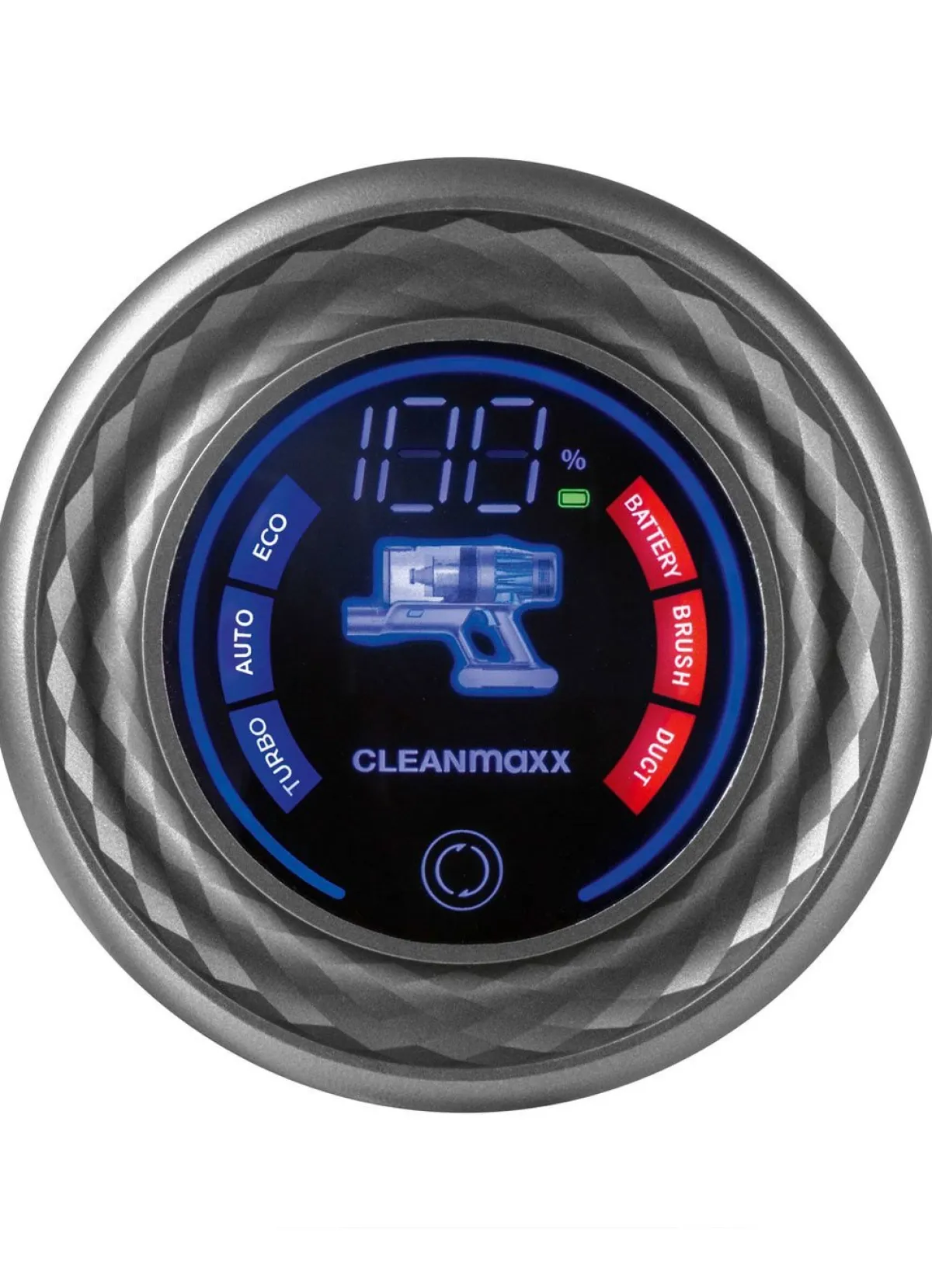 New BADER Akku-Zyklon-Handstaubsauger mit kraftvollem 500-Watt-Motor grau-blau
