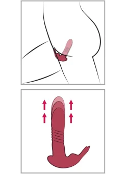 Sale BADER Allrounder Massagegerät mit Stoßfunktion ROT