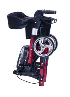 BADER Alu-Rollator mit Premium-Ausstattung ROT
