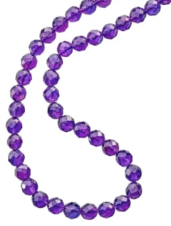 Best BADER Amethyst-Halskette mit facettierten Kugeln