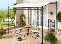 Hot BADER Anbaupavillon Romantik SCHWARZ