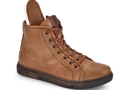 Hot BADER Andrea Conti, klassiche Damen-Stiefeletten, Winterschuhe, mit herausnehmbarem Fußbett COGNAC