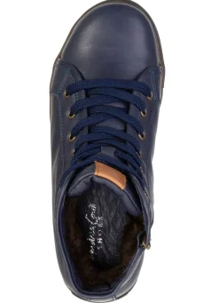 Clearance BADER Andrea Conti, klassiche Damen-Stiefeletten, Winterschuhe, mit herausnehmbarem Fußbett MARINE