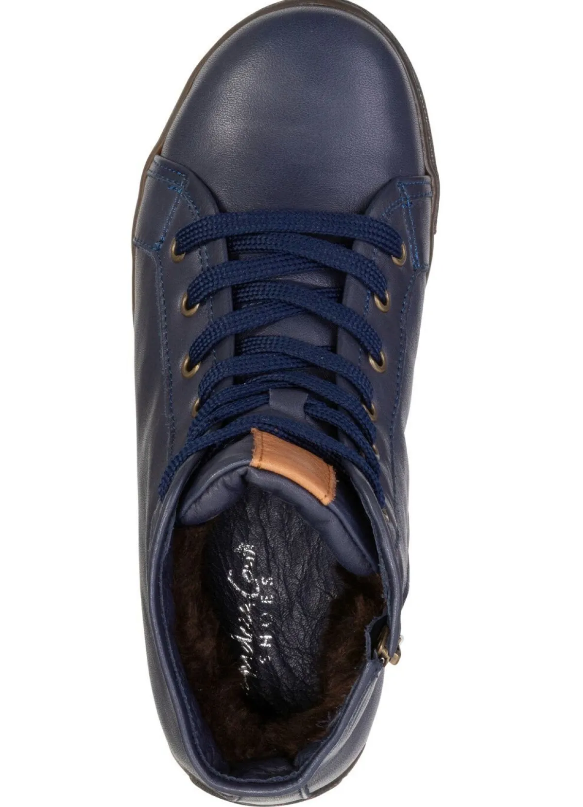 Clearance BADER Andrea Conti, klassiche Damen-Stiefeletten, Winterschuhe, mit herausnehmbarem Fußbett MARINE