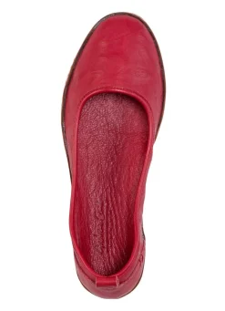 Clearance ANDREA CONTI , klassische Damen-Slipper, mit herausnehmbarem Fußbett RUBINROT