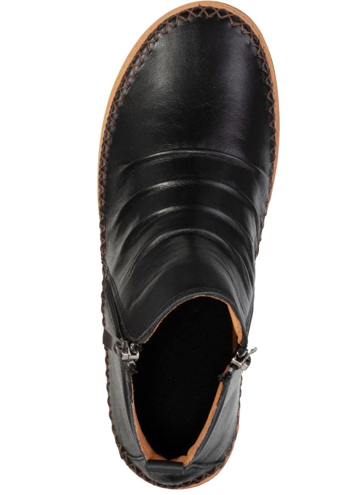 Sale ANDREA CONTI , klassische Damen-Boots, mit herausnehmbarem Fußbett SCHWARZ