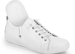Best ANDREA CONTI , klassische Damen-Schnürschuhe, mit herausnehmbarem Fußbett WEISS