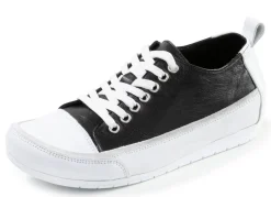 Outlet ANDREA CONTI , leichte Damen-Sneaker, Weite G, mit herausnehmbarem Fußbett SCHWARZ