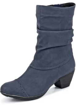 New BADER Andrea Conti, modische Damen-Stiefeletten, Winterschuhe, mit Reißverschluss JEANS