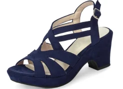 Online BADER Andrea Conti, modische Damen-Sandaletten, mit verstellbarem Fersenriemchen MARINE