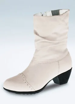 Online BADER Andrea Conti, modische Damen-Stiefeletten, Winterschuhe, mit Reißverschluss WOLLWEISS