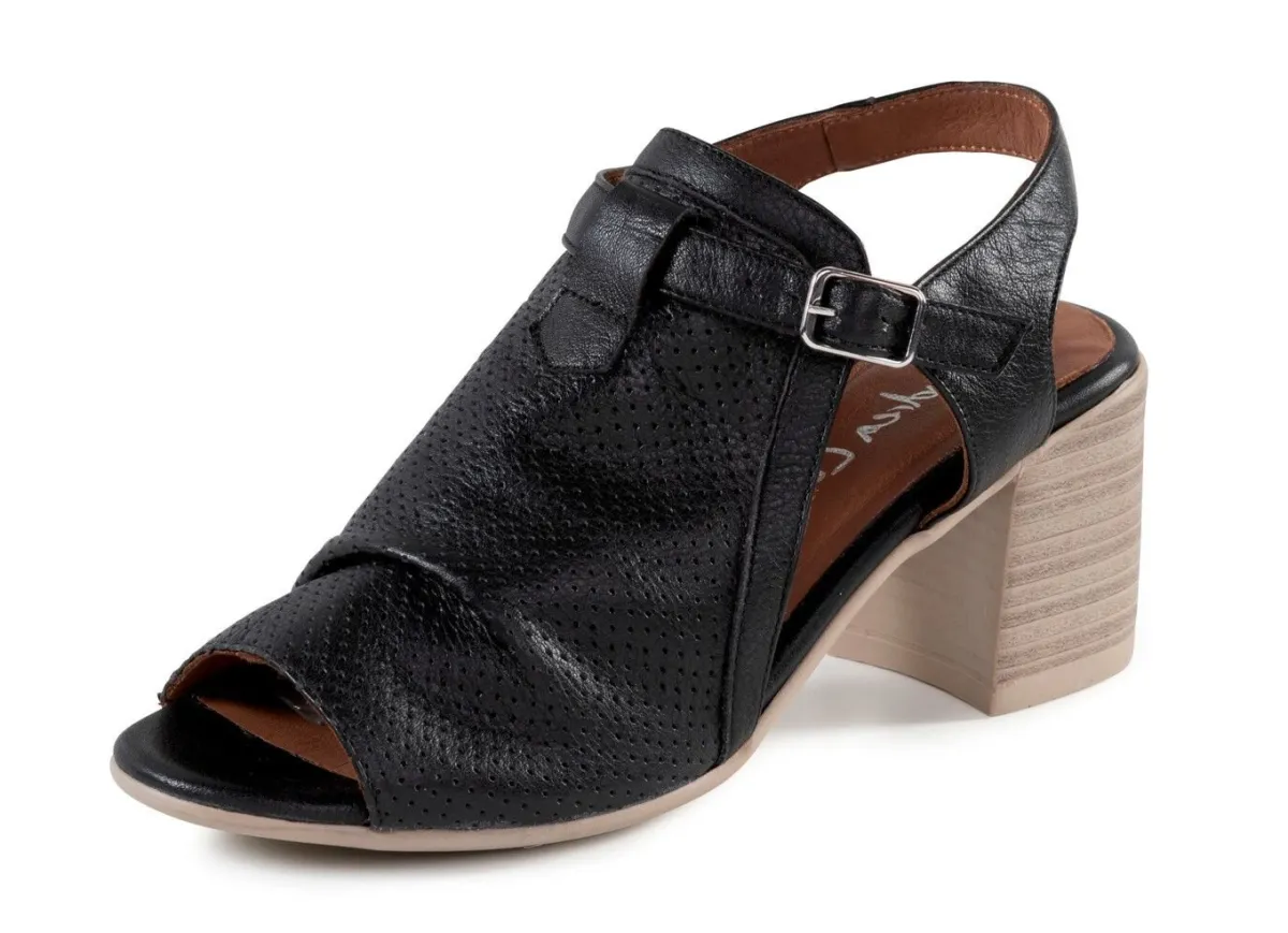 Best BADER Andrea Conti Sandalette mit Zier-Perforation SCHWARZ