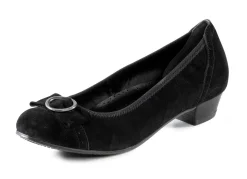 New ANDREA CONTI , schicke Damen-Pumps, mit Gummizug SCHWARZ