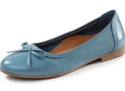 Online ANDREA CONTI , schicke Damen-Ballerinas, Weite G, mit herausnehmbarem Fußbett JEANS