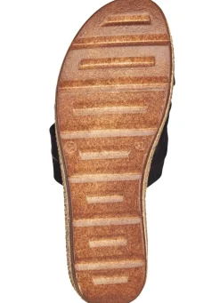 New ANDREA CONTI Schlauchriemchen-Pantolette aus Nappaleder SCHWARZ