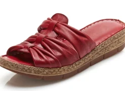 Best ANDREA CONTI Schlauchriemchen-Pantolette aus Nappaleder ROT