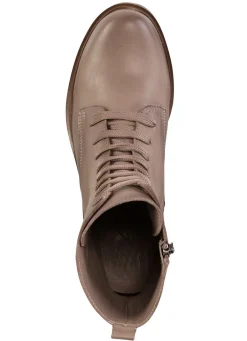 Clearance ANDREA CONTI Schnür-Stiefelette aus Rind-Nappaleder TAUPE