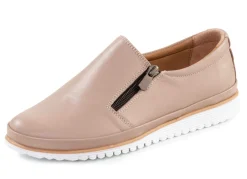 New ANDREA CONTI Slipper aus Nappaleder KIESEL