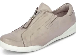 Sale ANDREA CONTI Slipper mit praktischem Reißverschluss KIESEL