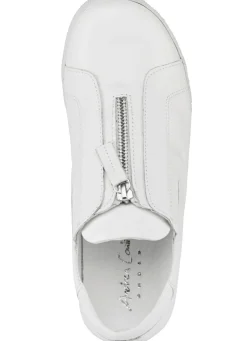 Discount ANDREA CONTI Slipper mit praktischem Reißverschluss WEISS