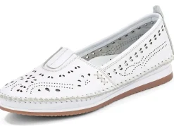 Online ANDREA CONTI , sommerliche Damen-Slipper, mit Gummizug WEISS