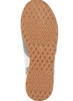 Sale ANDREA CONTI , sommerliche Damen-Sneaker, Weite G, mit herausnehmbarem Fußbett WEISS-GRAU