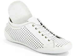 Clearance BADER Andrea Conti, sommerliche Damen-Schnürschuhe, mit herausnehmbarem Fußbett WEISS
