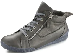 Best ANDREA CONTI , sportive Damen-Boots, mit herausnehmbarem Fußbett GRAU