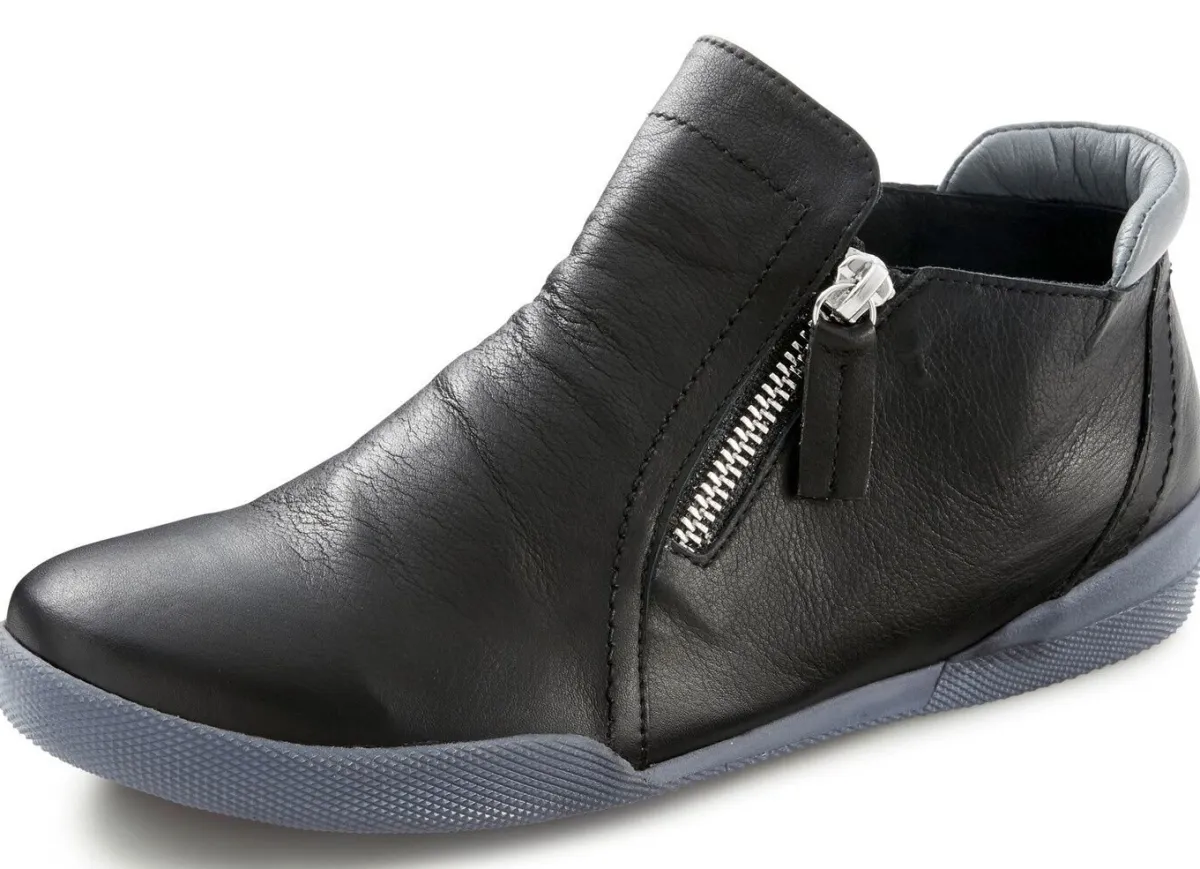 Clearance BADER Andrea Conti, sportliche Damen-Boots, mit herausnehmbarem Fußbett SCHWARZ