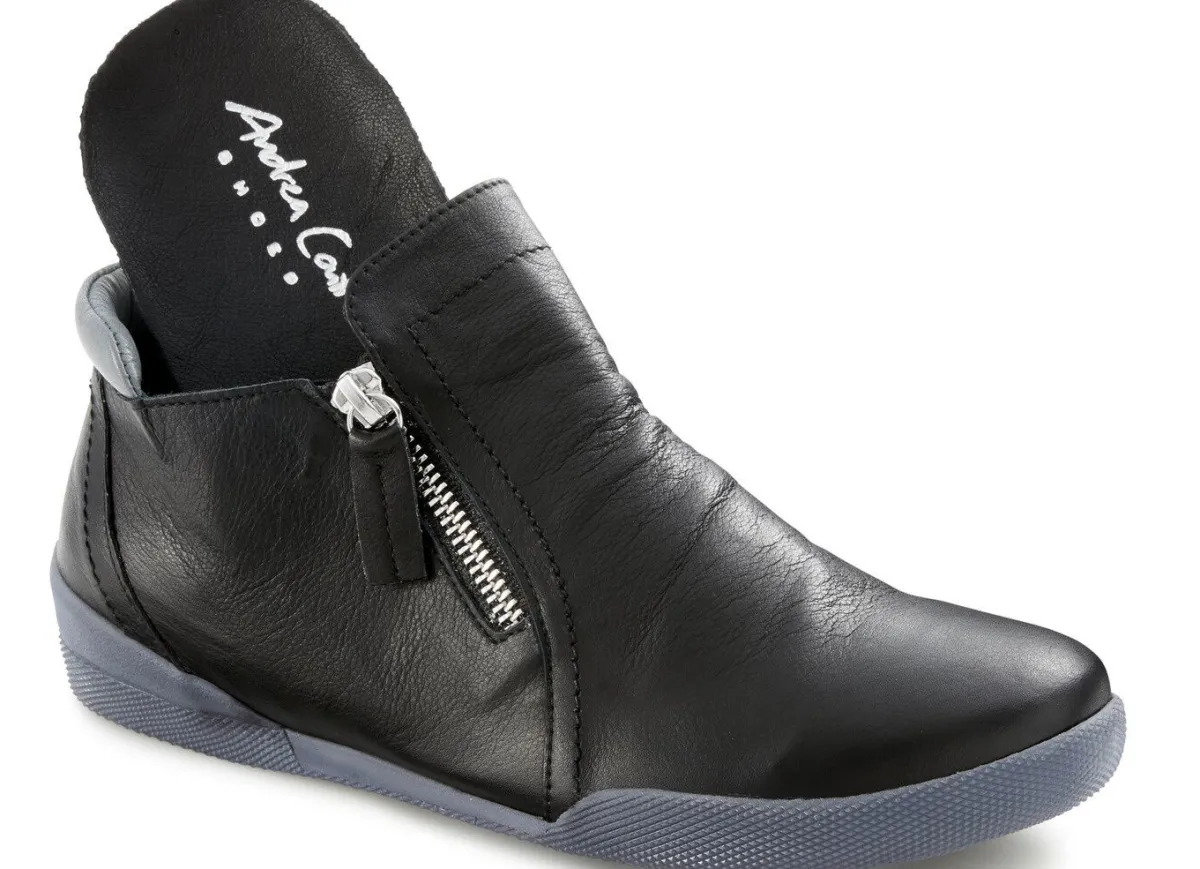 Clearance BADER Andrea Conti, sportliche Damen-Boots, mit herausnehmbarem Fußbett SCHWARZ