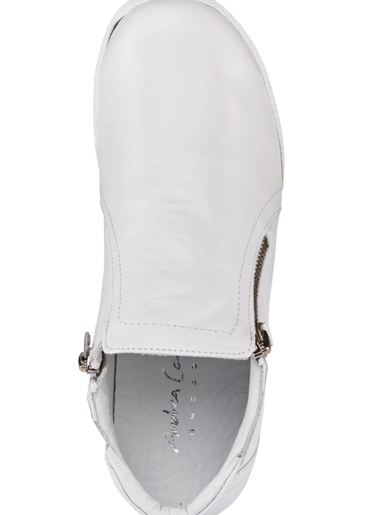 Outlet BADER Andrea Conti, sportliche Damen-Boots, mit herausnehmbarem Fußbett WEISS