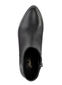 New ANDREA CONTI Stiefelette mit seitlich eingesetztem Gummizug SCHWARZ