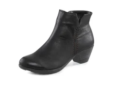 Hot ANDREA CONTI , trendige Damen-Stiefeletten, mit Reißverschluss SCHWARZ
