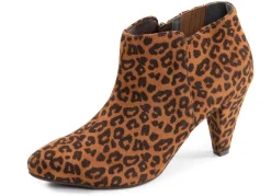 Sale ANDREA CONTI , trendige Damen-Stiefeletten, mit Reißverschluss BRAUN-SCHWARZ