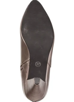 Discount ANDREA CONTI , trendige Damen-Stiefeletten, mit Reißverschluss ALTSILBER