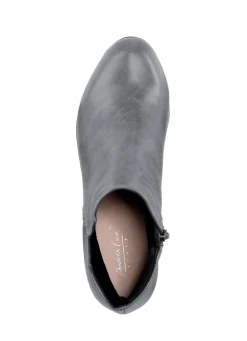 Discount ANDREA CONTI , trendige Damen-Stiefeletten, mit Reißverschluss GRAU