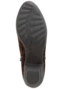 Online ANDREA CONTI , trendige Damen-Stiefeletten, mit Reißverschluss BRAUN-SCHWARZ