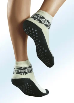 Online BADER Angora-Antirutsch-Socken WEISS