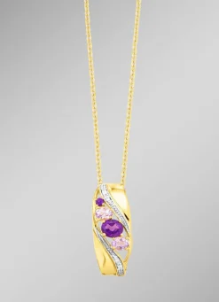 Best BADER Anhänger mit Amethyst und Zirkonia