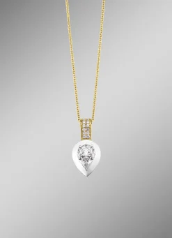 Hot BADER Anhänger mit Brillanten und Diamanten