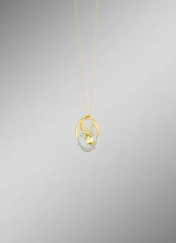 New BADER Anhänger mit Brillanten und Peridot
