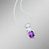 Clearance BADER Anhänger mit echt Amethyst und synth. Zirkonia