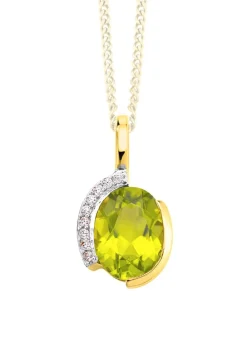 Outlet BADER Anhänger mit echt Peridot und synth. Zirkonia