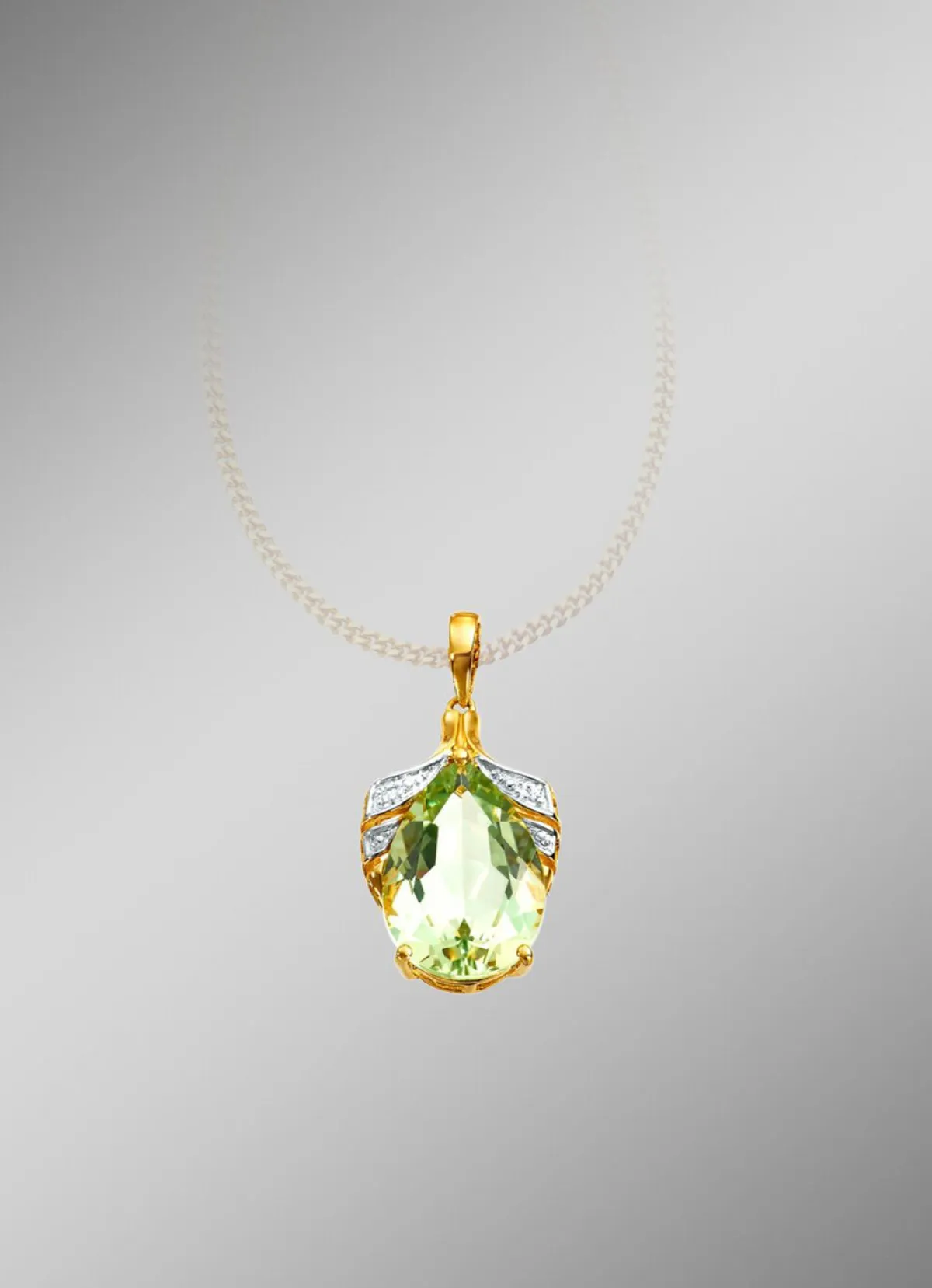Online BADER Anhänger mit grünem Amethyst